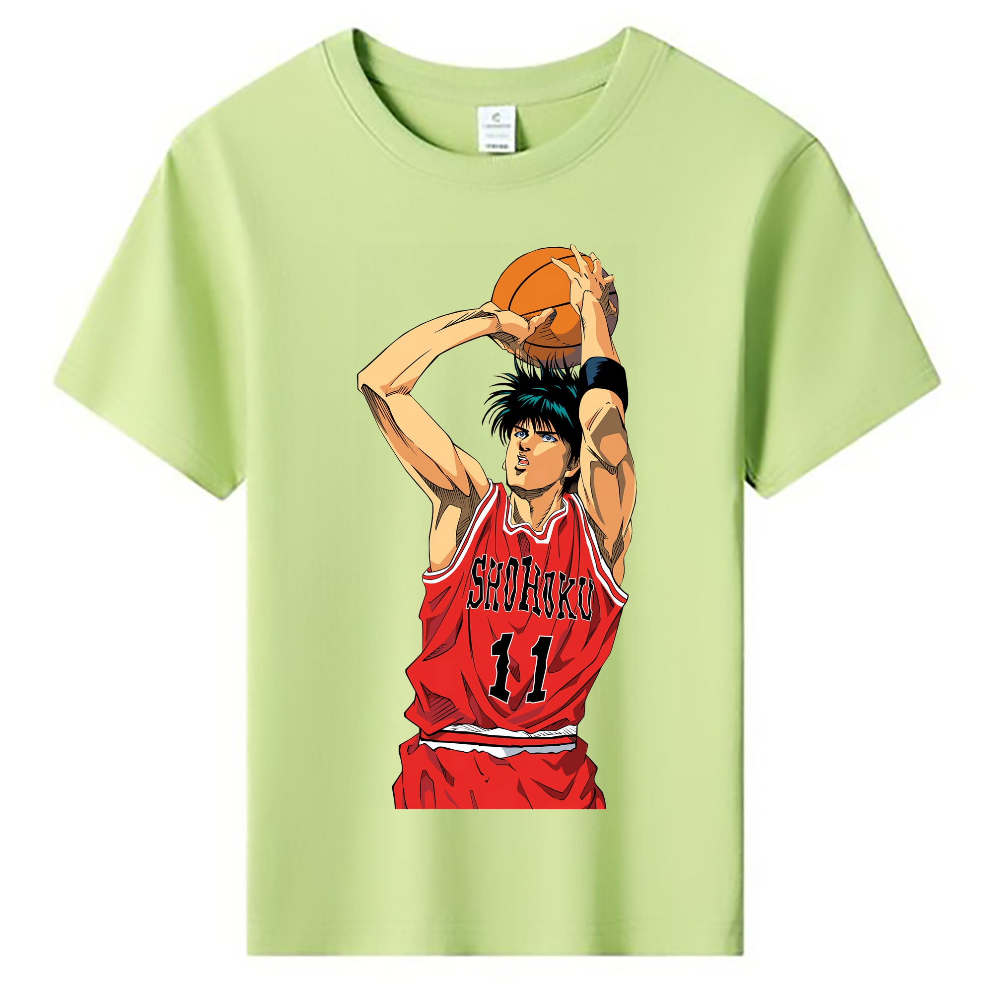 （画像用） SLAM DUNK／スラムダンク 綿100％キッズTシャツ（フロントプリント）